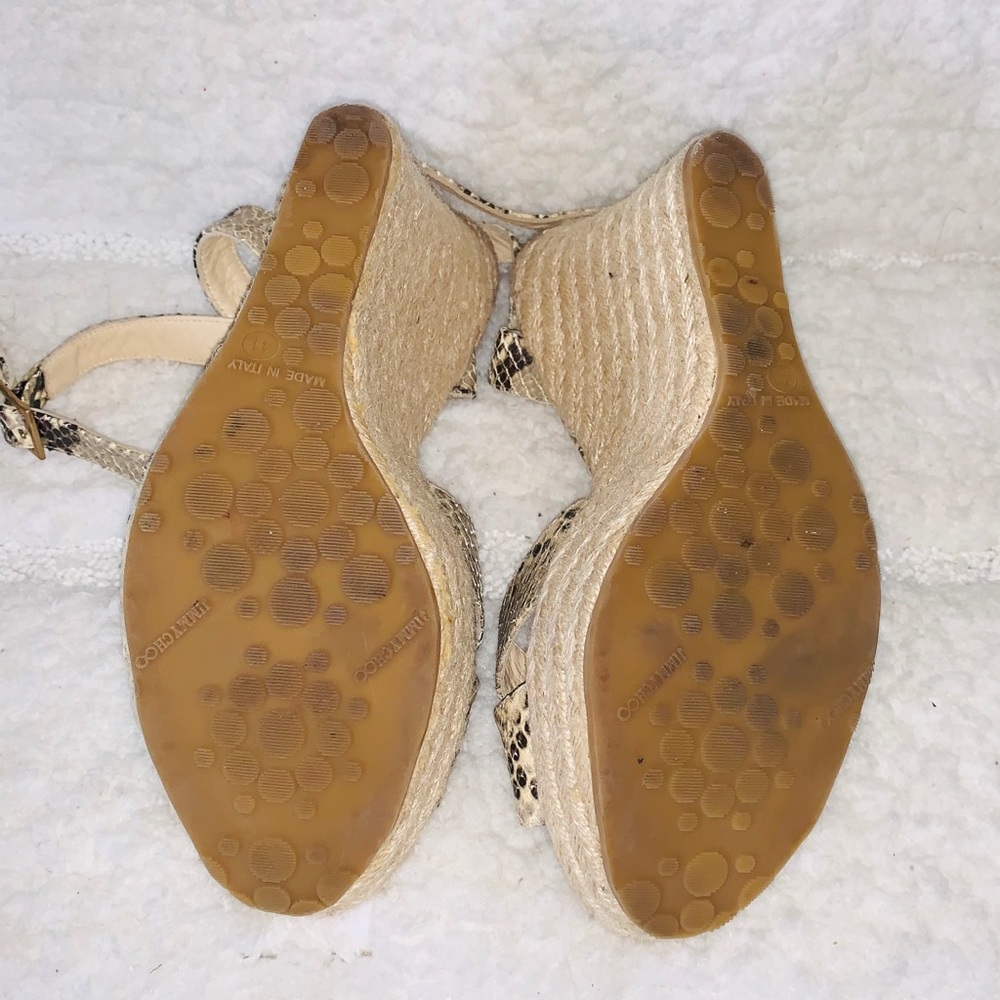 Jimmy Choo Python Phyllis Espandrilles Wedged - image 5